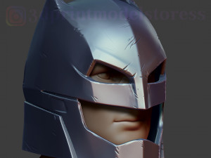 batman vs superman helmet cosplay dc comic 3d print model Model do druku 3D