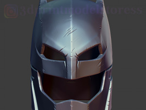 batman vs superman helmet cosplay dc comic 3d print model Model do druku 3D
