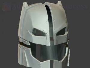 batman vs superman helmet cosplay dc comic 3d print model 3D Print Model