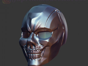 black mask harley quinn movie cosplay helmet 3D Print Model