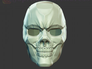 black mask harley quinn movie cosplay helmet 3D Print Model