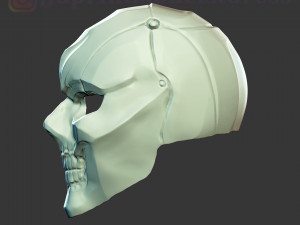 black mask harley quinn movie cosplay helmet 3D Print Model