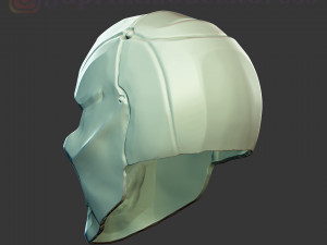 black mask harley quinn movie cosplay helmet 3D Print Model