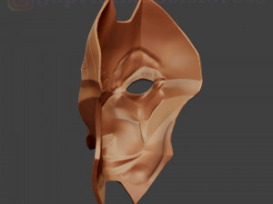 league of legends jhin mask costume cosplay lol helmet 3D Print Model