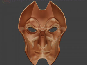 league of legends jhin mask costume cosplay lol helmet 3D Print Model