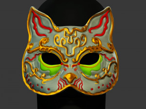 spider splicer kitty mask - splicer cat mask cosplay helmet Model do druku 3D