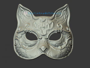 spider splicer kitty mask - splicer cat mask cosplay helmet 3D Print Model