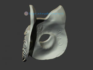 spider splicer kitty mask - splicer cat mask cosplay helmet 3D Print Model