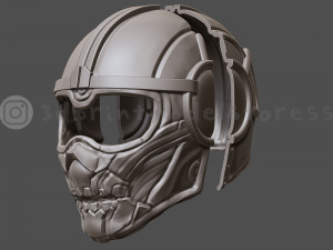 taskmaster mask black widow marvel helmet Model do druku 3D