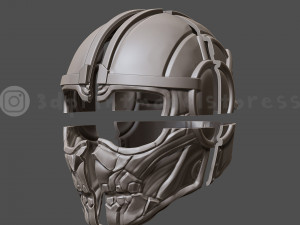 taskmaster mask black widow marvel helmet Model do druku 3D