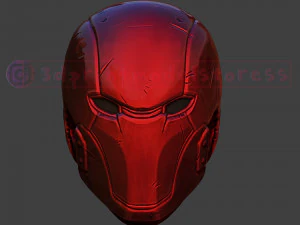 red hood helmet - red hood injustice cosplay mask 3d print model 3D Print Model