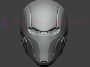 red hood helmet - red hood injustice cosplay mask 3d print model Model Cetak 3D