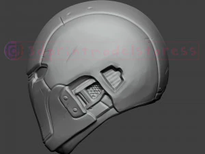 red hood helmet - red hood injustice cosplay mask 3d print model 3D Print Model