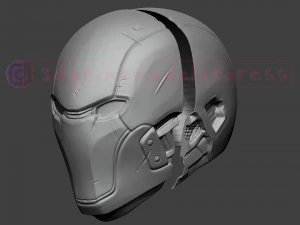red hood helmet - red hood injustice cosplay mask 3d print model 3D Print Model