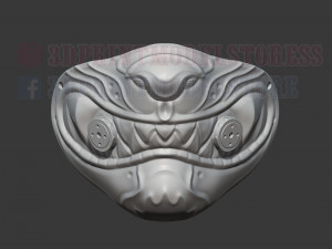 tiger mask kitsune japanese cosplay helmet 3d print model Modèles 3D en vedette