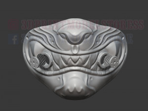 tiger mask kitsune japanese cosplay helmet 3d print model Modèles 3D en vedette