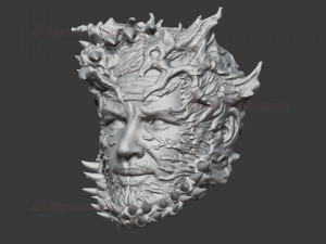 the spider man venom mask cosplay helmet stl 3d print model 3D-Druckmodell