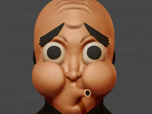 masque hotaru haganezuka hyottoko impression 3d stl - casque kimetsu no yaiba Modèles 3D en vedette