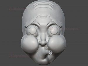 hotaru haganezuka hyotokko mask 3d print stl - kimetsu no yaiba helmet Model Cetak 3D