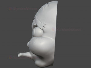 hotaru haganezuka hyotokko mask 3d print stl - kimetsu no yaiba helmet Model Cetak 3D