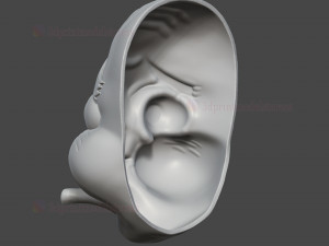 hotaru haganezuka hyotokko mask 3d print stl - kimetsu no yaiba helmet Model Cetak 3D
