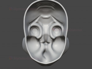 hotaru haganezuka hyotokko mask 3d print stl - kimetsu no yaiba helmet Model Cetak 3D