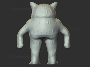 meme cat - cute cat stl file 3d printable Modello di stampa 3D