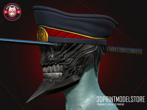 Chainsaw Man Cosplay Helmet - Katana Man Ghost Devil 3D Print Model