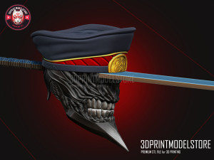 Chainsaw Man Cosplay Helmet - Katana Man Ghost Devil 3D Принт Модель