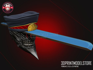 Chainsaw Man Cosplay Helmet - Katana Man Ghost Devil 3D Принт Модель