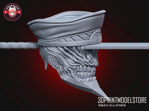 Chainsaw Man Cosplay Helmet - Katana Man Ghost Devil 3D Принт Модель