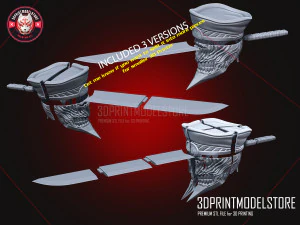 Chainsaw Man Cosplay Helmet - Katana Man Ghost Devil 3D Print Model