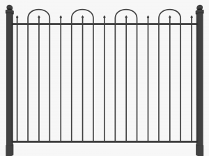 iron fence Modèle 3D