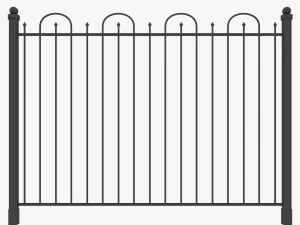 iron fence 3D Model