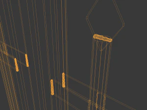 iron fence 3D Model