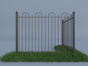 iron fence 3D Model