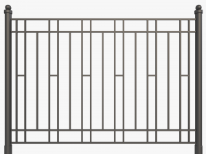 iron fence 3D Model