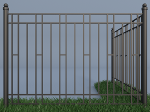 iron fence 3D Model
