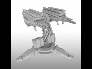 turret Modello 3D
