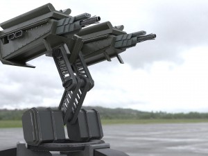 turret Modello 3D