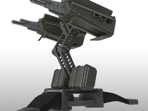 turret Modello 3D