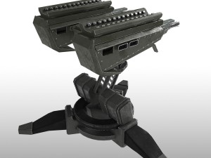 turret Modello 3D