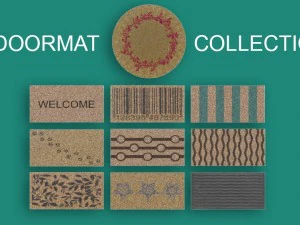 kolekcja wycieraczek Model 3D