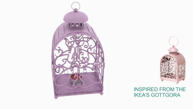 outdoor lantern - candle lamp 3Dモデル .c4d .max .obj .3ds .fbx .stl .blend 