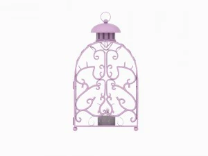 outdoor lantern - candle lamp 3D Model