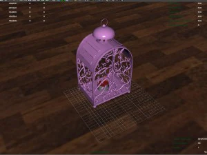 outdoor lantern - candle lamp 3D Model
