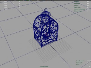 outdoor lantern - candle lamp 3Dモデル