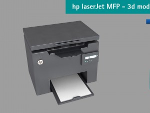 hp laserjet pro mfc printer 3D Model