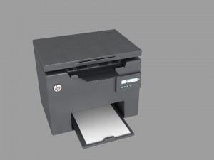 hp laserjet pro mfc printer 3D Model