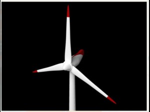 as eolic wind rigged for maya Model 3D